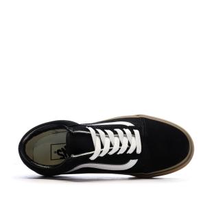 Baskets Noir/Marron Garçon Vans Old Skool vue 4