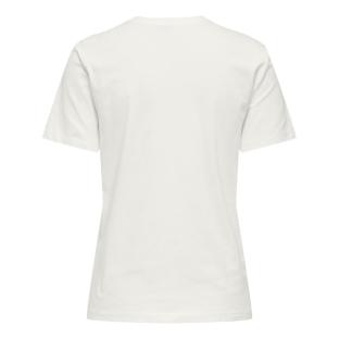 T-Shirt Blanc/Noir Femme Only Heart vue 0
