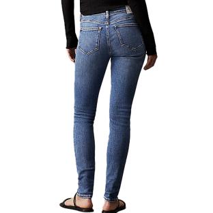 Jean Skinny Fit Bleu Foncé Femme Calvin Klein Jeans J20J222755 vue 2