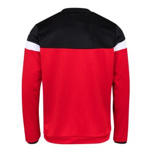 Sweat Rouge/Noir Homme Kappa Lido vue 2