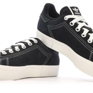 Baskets Noires Garçon/Fille Adidas Stan Smith vue 0
