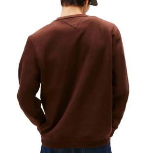 Sweat Marron Homme Tommy Hilfiger Reg Flag Crew vue 0