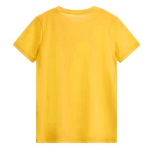 T-shirt Orange Garçon Guess Deviner vue 2