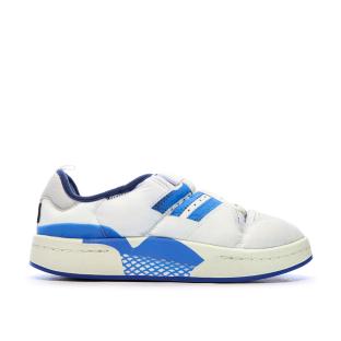 Baskets Blanches/Bleu Homme Adidas Puffylette vue 0