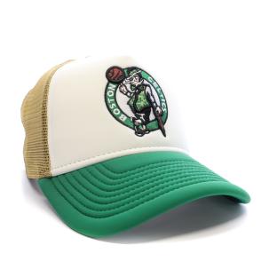 Casquette Blanc/Vert Homme New Era Nba Flower Trucker Boscel vue 0