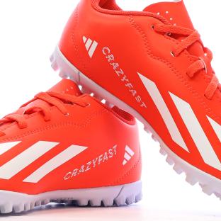Chaussures de football Rouge Garçon Adidas X Crazyfast vue 0