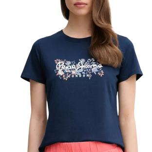 T-shirt Marine Femme Pepe jeans Rosalind pas cher