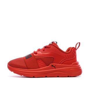 Zapatillas rojas para niño Puma Soft Wired 2 ver 0