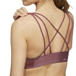 Brassière Rose Femme Adidas Cf Sto Ms Bra vue 2