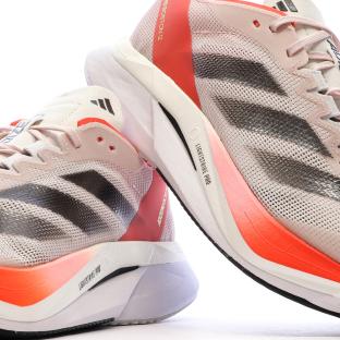 Chaussures de running Rose Homme Adidas Adizero Boston vue 0
