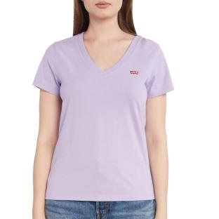 T-shirt Mauve Femme Levi's Perfect Vneck vue 0