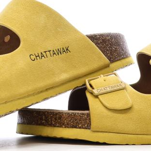 Sandales Jaune Femme Chattawak Orphée vue 7