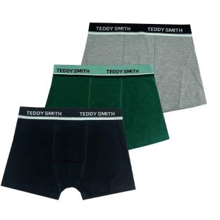 Lot de 3 Boxers Noir/Vert/Gris Homme Teddy Smith 1TS/52/9 vue 0