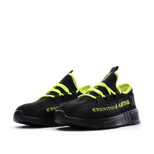 Baskets Noir/Jaune Homme Kaporal Dofino vue 0