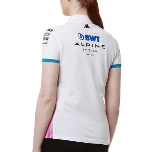 Maillot Blanc/Bleu Garçon Kappa Adraw Alpine F1 vue 2