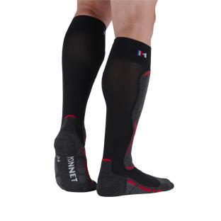X1 Paire de Chaussettes Noir/Rouge Mixte Mi Ba Access vue 0