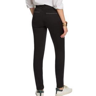 Pantalon Noir Slim Femme Morgan POLY vue 2