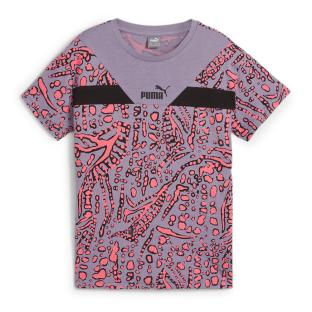 T-shirt Violet/Rose Fille Puma Hypernatu pas cher