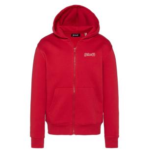 Sweat Zippé Rouge Garçon Schott pas cher