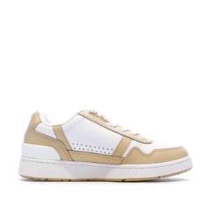 Baskets Blanche/Beige Homme Lacoste T-clip 124 vue 0
