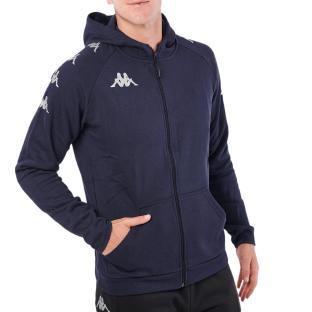 Sweat Zippé Marine Homme Kappa Divieto pas cher