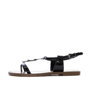 Sandales Noires Femme Chattawak PIPA vue 0