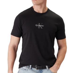 T-Shirt Noir Homme Calvin Klein Jeans Micros vue 0