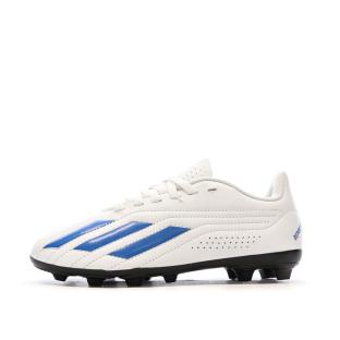 Chaussures de foot Blanc/Bleu Garçon Adidas Deportivo Ii Fxg J vue 0