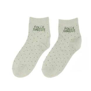 Hellgrüne Damensocken „Stella Green FOLLE DINGUE“ Ansicht 0