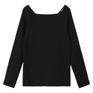 T-shirt Manches Longues Noir Fille Name it Fotilia vue 2