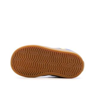 Baskets Bleu/Jaune Fille Adidas Grand Court 3.0 vue 5