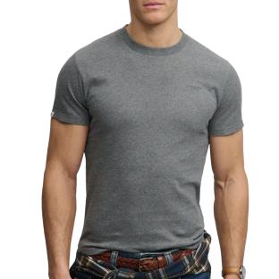 T-Shirt Gris Clair Homme Superdry Essential vue 0