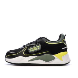 Baskets Noires/Jaunes Garçon Puma Spongebob 393891 pas cher