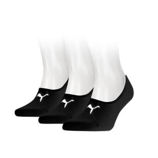 x3 Paires de Chaussettes Noires Mixte Puma Footie pas cher