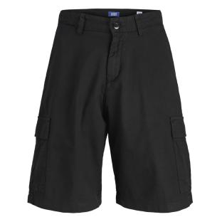 Short Cargo Noir Garçon Jack & Jones X Fctry vue 0