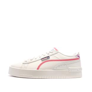 Baskets Blanches/Roses Fille Puma Jada pas cher