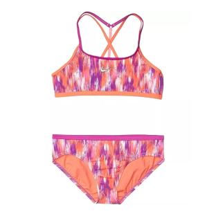 Maillot de bain 2 pieces Rose Fille Nike T-crossback Bikini S pas cher