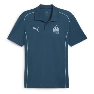 OM Polo Bleu Foncé Homme Puma pas cher