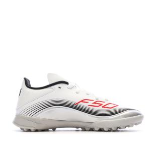 Weiße Adidas F50 Messi League TF Fußballschuhe für Kinder Ansicht 0