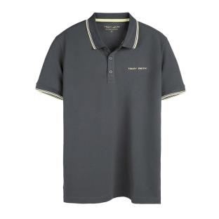 Polo Gris Foncé Homme Teddy Smith Pasian 2 pas cher