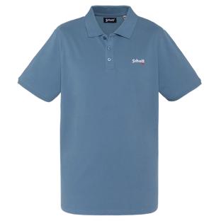 Polo Bleu Clair Homme Schott PS0022 vue 0