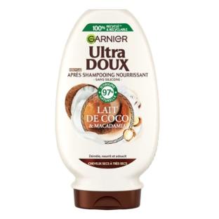 Après-shampoing Nourissant Garnier Lait De Coco & Macadamia ULTRA DOUX pas cher