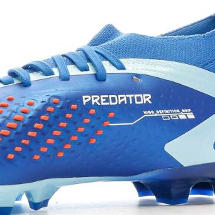 Chaussures de foot Bleues Homme Adidas Predator Accuracy.2 MG vue 7