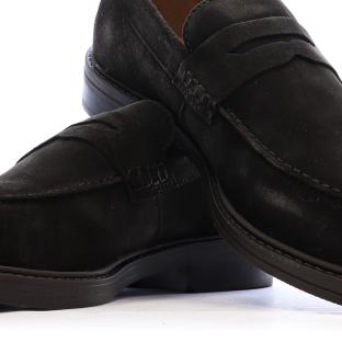 Mocassins en Daim Marron Homme Selected Suede Penny vue 0