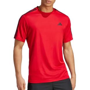 T-Shirt De Sport Rouge Homme Adidas Base vue 0