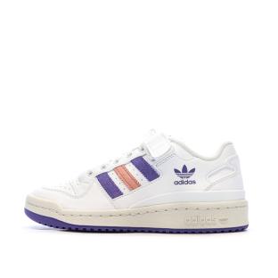 Baskets Blanches Fille Adidas Forum Low pas cher