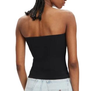 Top Noir Femme Tommy Hilfiger Slim Essential vue 2
