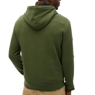 Sweat à Capuche Kaki Homme Superdry Plain Hood vue 2