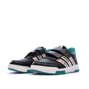 Baskets Noires Enfant Adidas Tensaur Coco vue 0