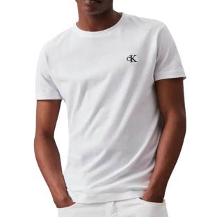 T-Shirt Blanc Homme Calvin Klein Jeans Essential Slim pas cher
